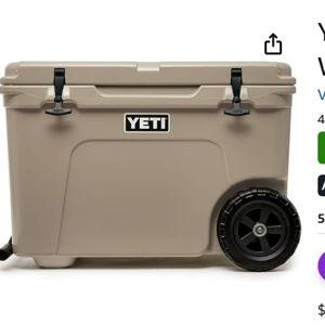 YETI Tundra Haul Portable Wheeled Cooler