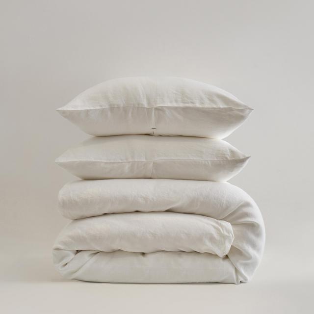 European Linen Duvet Cover Set - sand