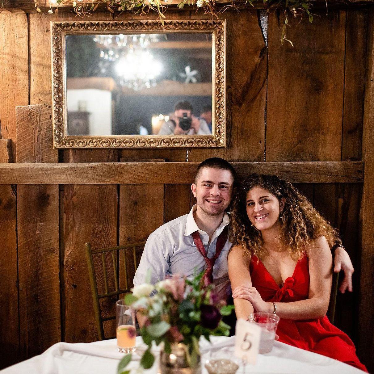 At our friend's Mike & Kelsey's wedding