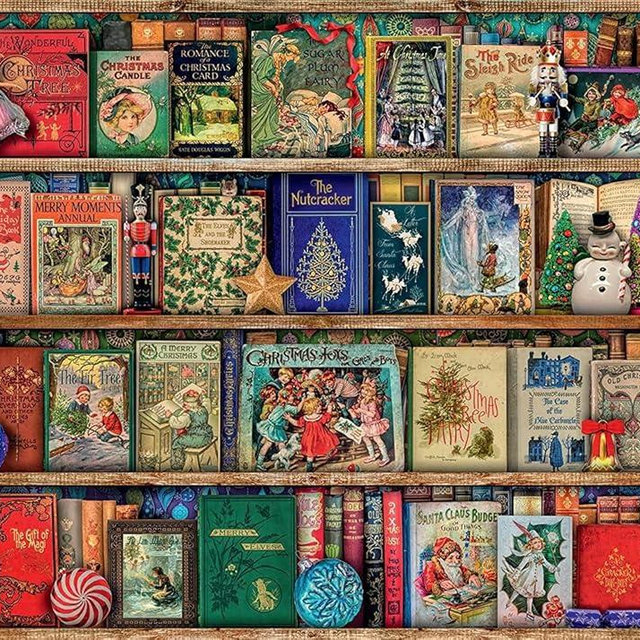 Ravensburger The Christmas Library, 1000pc Jigsaw Puzzle