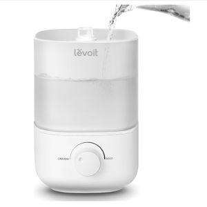 LEVOIT Top Fill Humidifiers for Bedroom, 2.5L Tank for Large Room, Easy to Fill & Clean, 28dB Quiet Cool Mist Air Humidifier for Home Baby Nursery & Plants, Auto Shut-off and BPA-Free for Safety, 25H