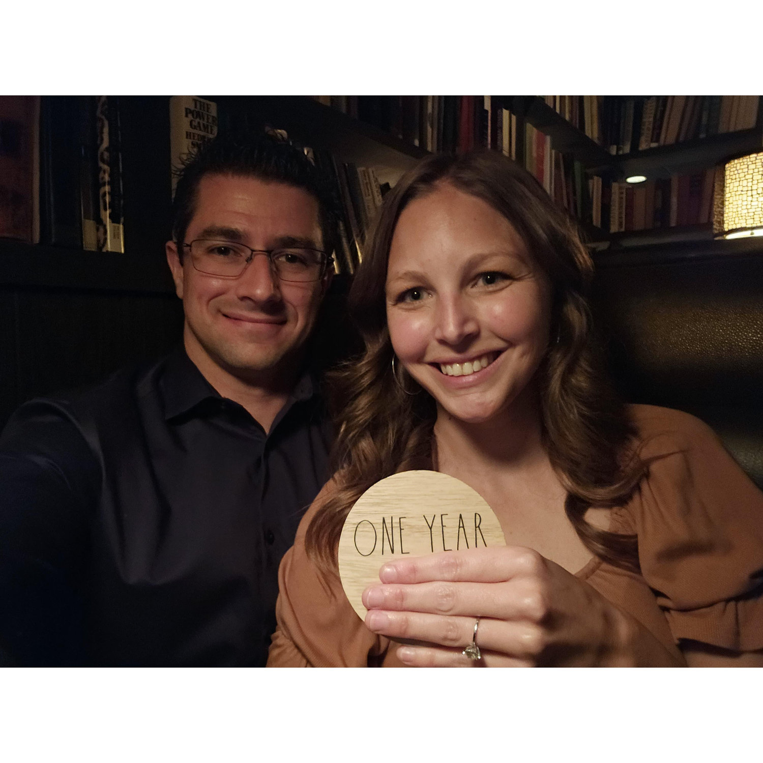 1 year- The Brown Bottle, where we had our first date