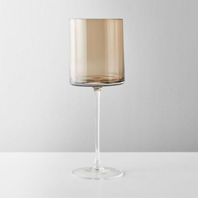 Porsha Smoke Red Wine Glass