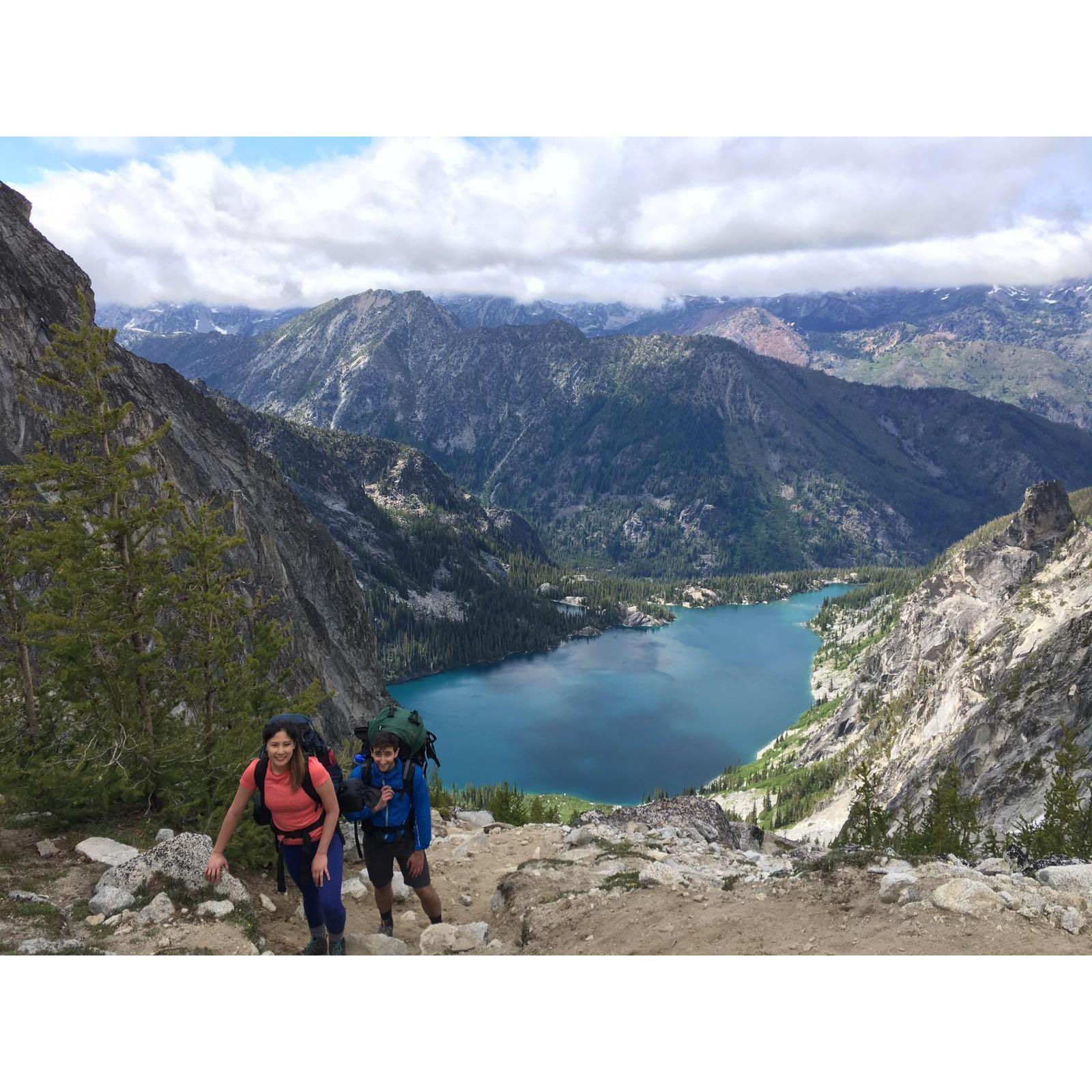 The biggest physical challenge we've survived together!  Aasgard Pass - The Enchantments