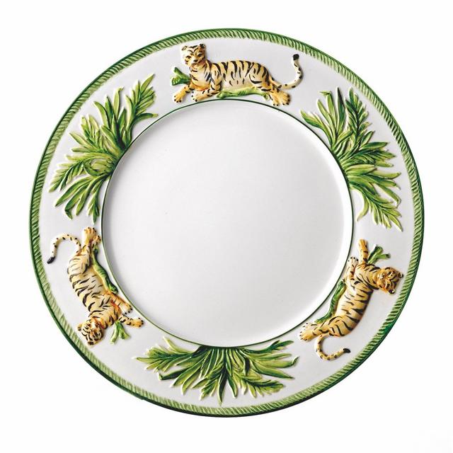 Ottomane Tiger Plate, Set of 6