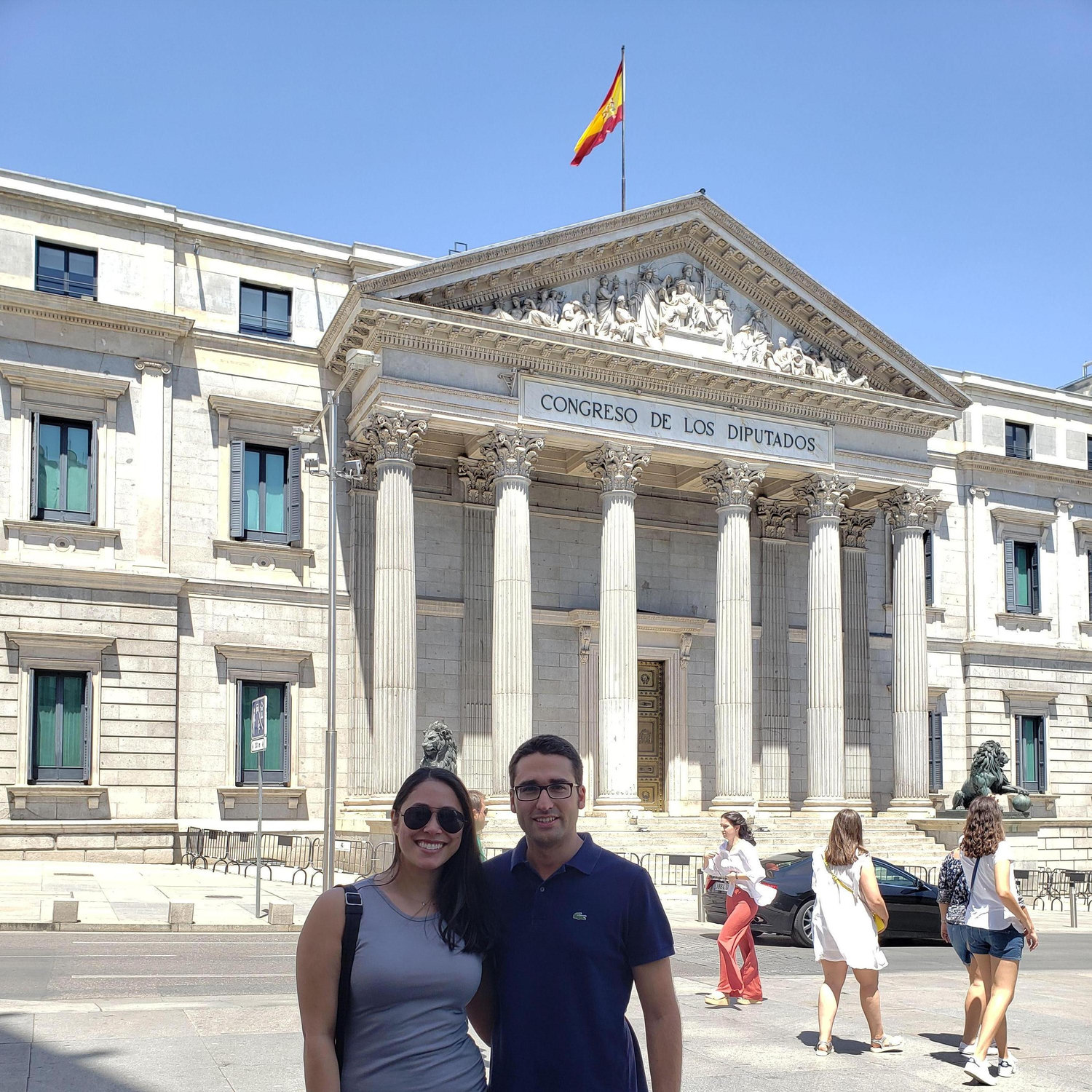 Revisiting the place where we first met. Congreso de los Diputados, Madrid, España