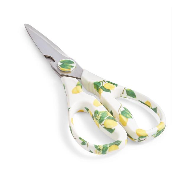 Martha Stewart Collection Hello Sunshine Lemon-Print Kitchen Shears, Created for Macy's