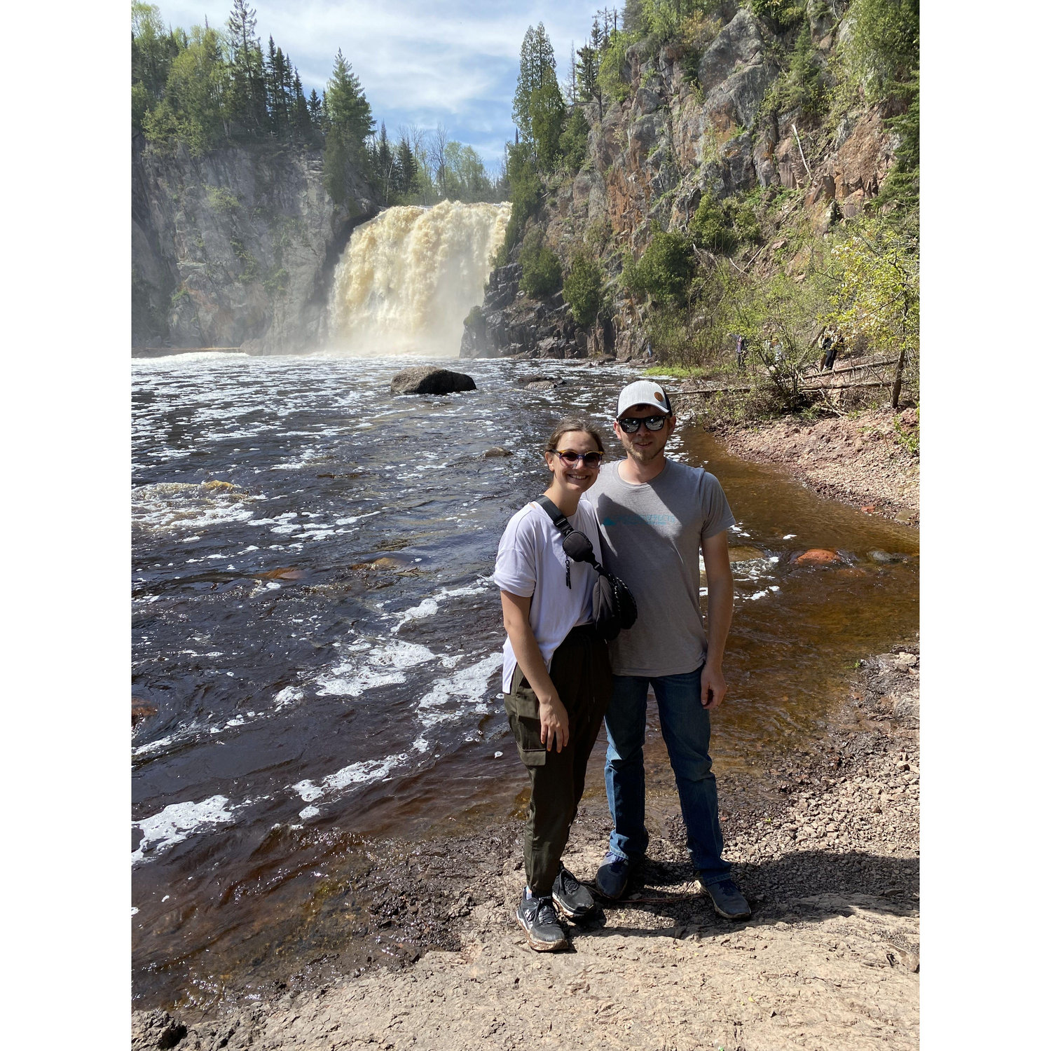 Tettegouche - We walked down SO MANY STAIRS to see this waterfall