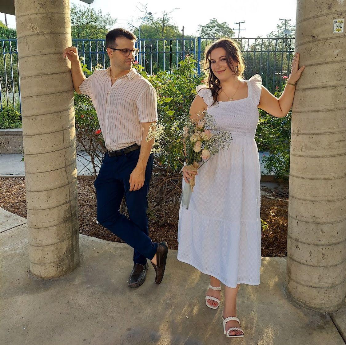 After our backyard wedding in San Antonio, TX in May of 2022