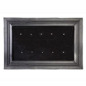 Rubber Door Mat Insert Frame in Black