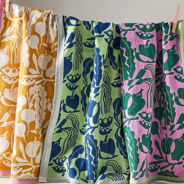 Vegetable Dish Towels, Set of 3