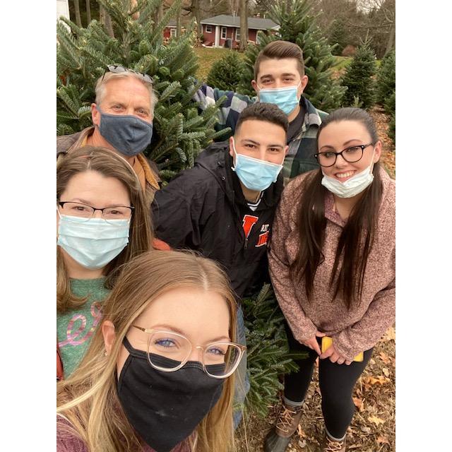 Cutting down our Christmas tree with the Weaver Family! - 2020