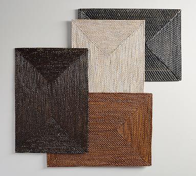 Tava Handwoven Rattan Rectangular Placemat