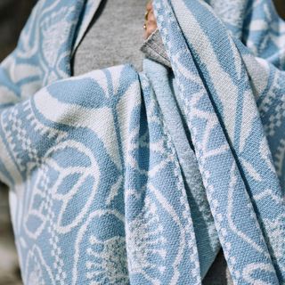 Italian Merino Wool Silhouette Throw Blanket