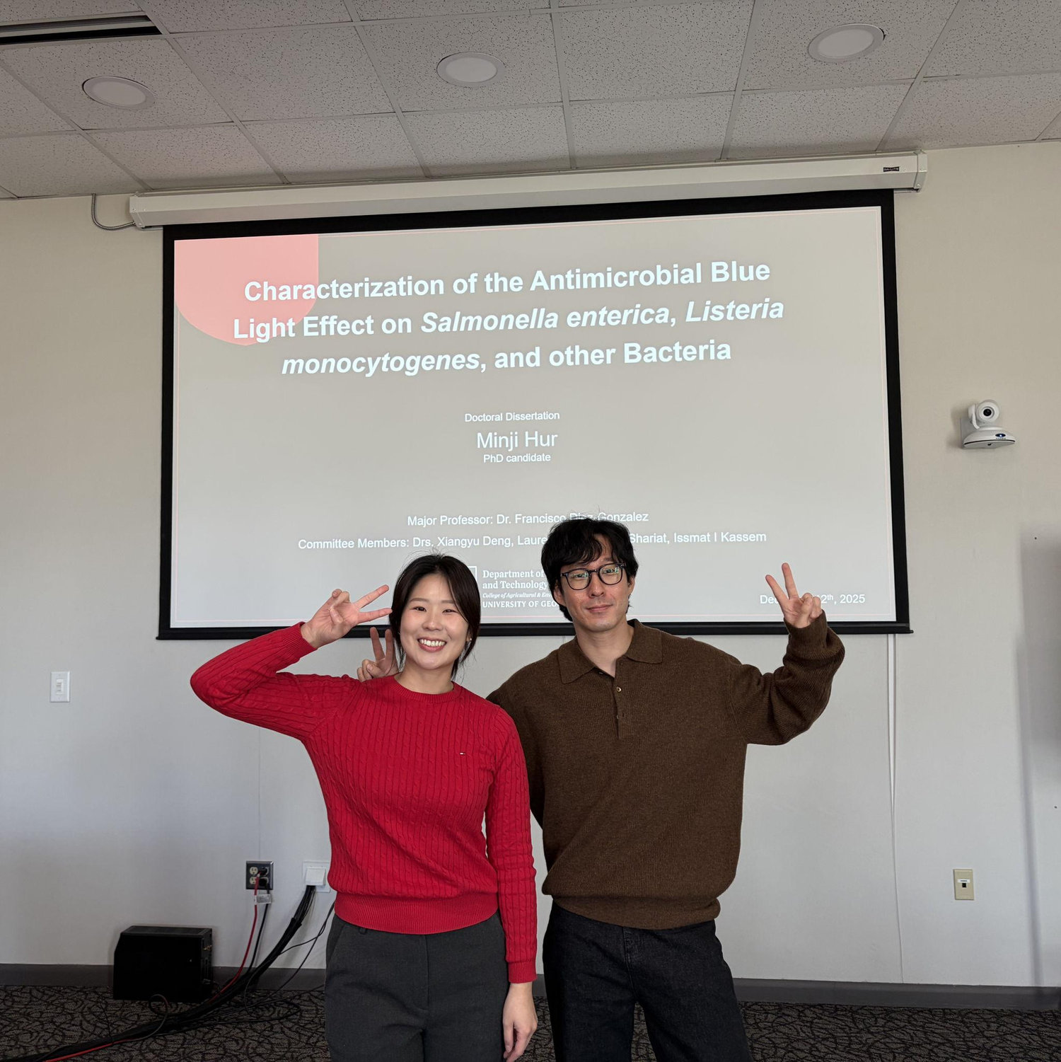 Dr. Minji Hur in the house! PhD defense: 🎉🎓