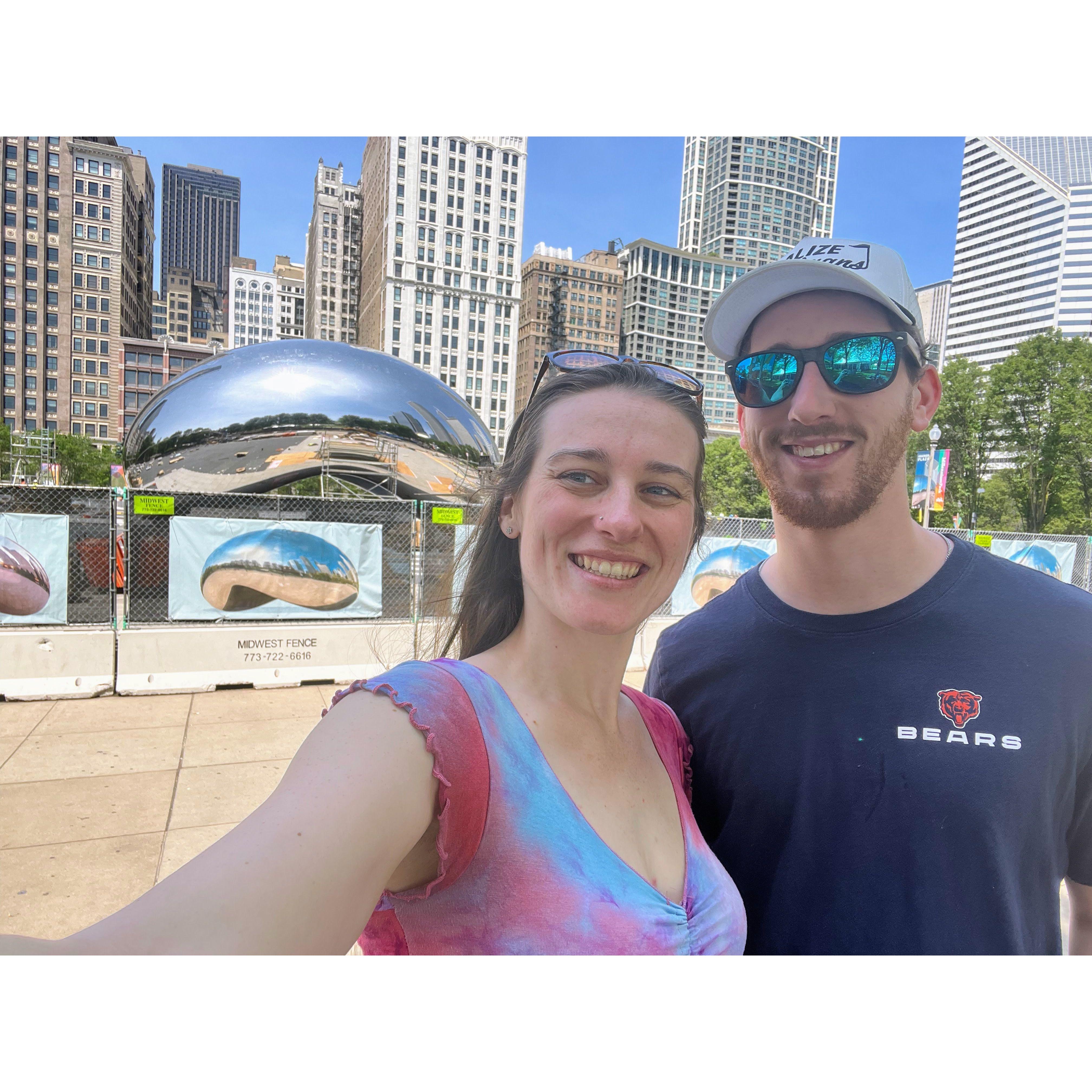 Visiting the Bean under construction!