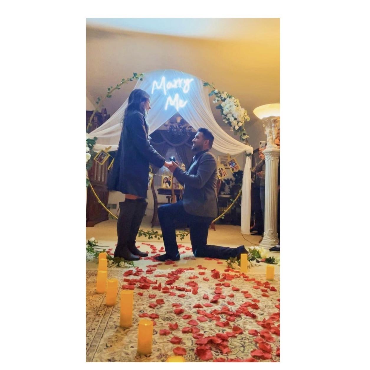 She said yes!