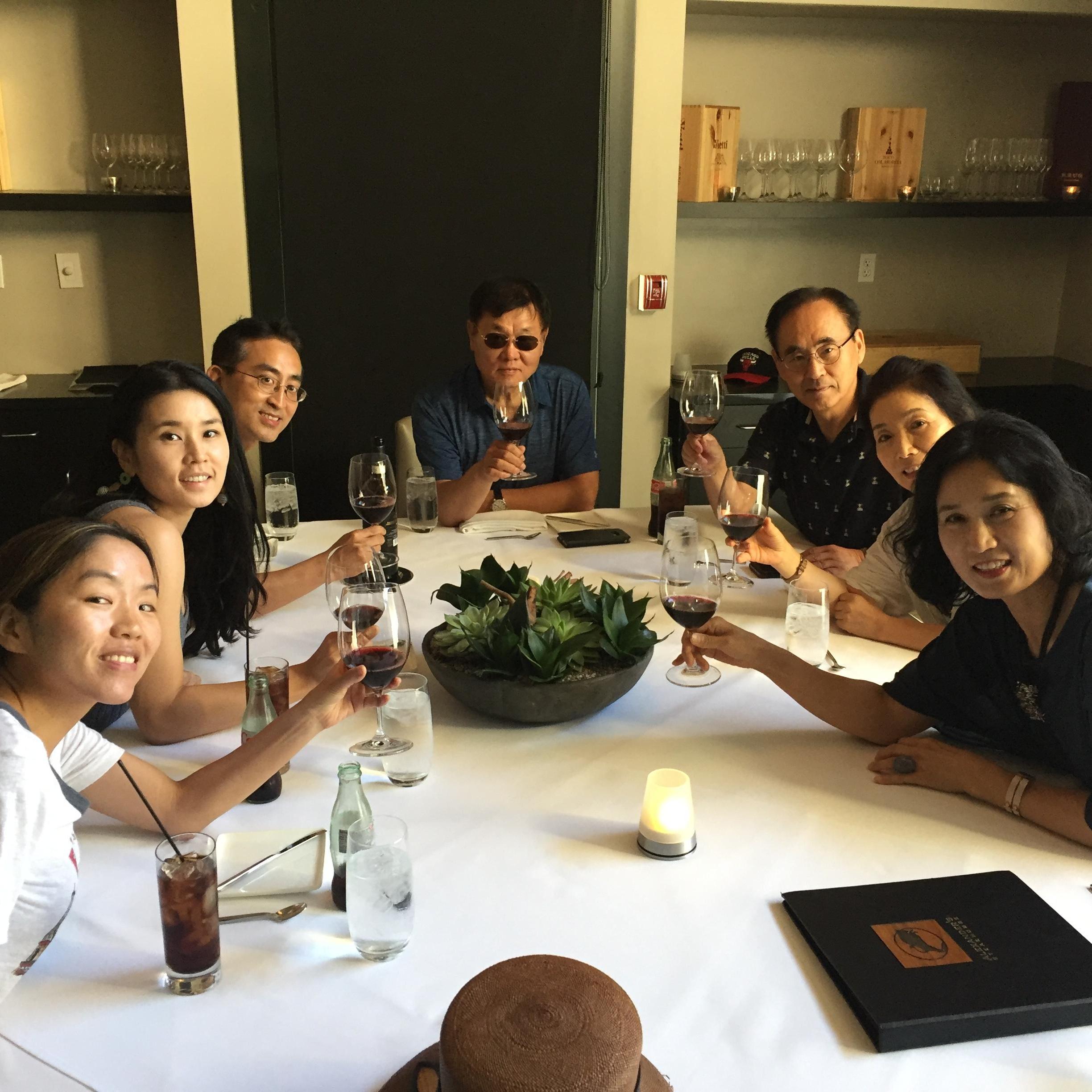 our 2nd family dinner at Alexander's Steak in Pasadena, CA  Amazing Wagyu