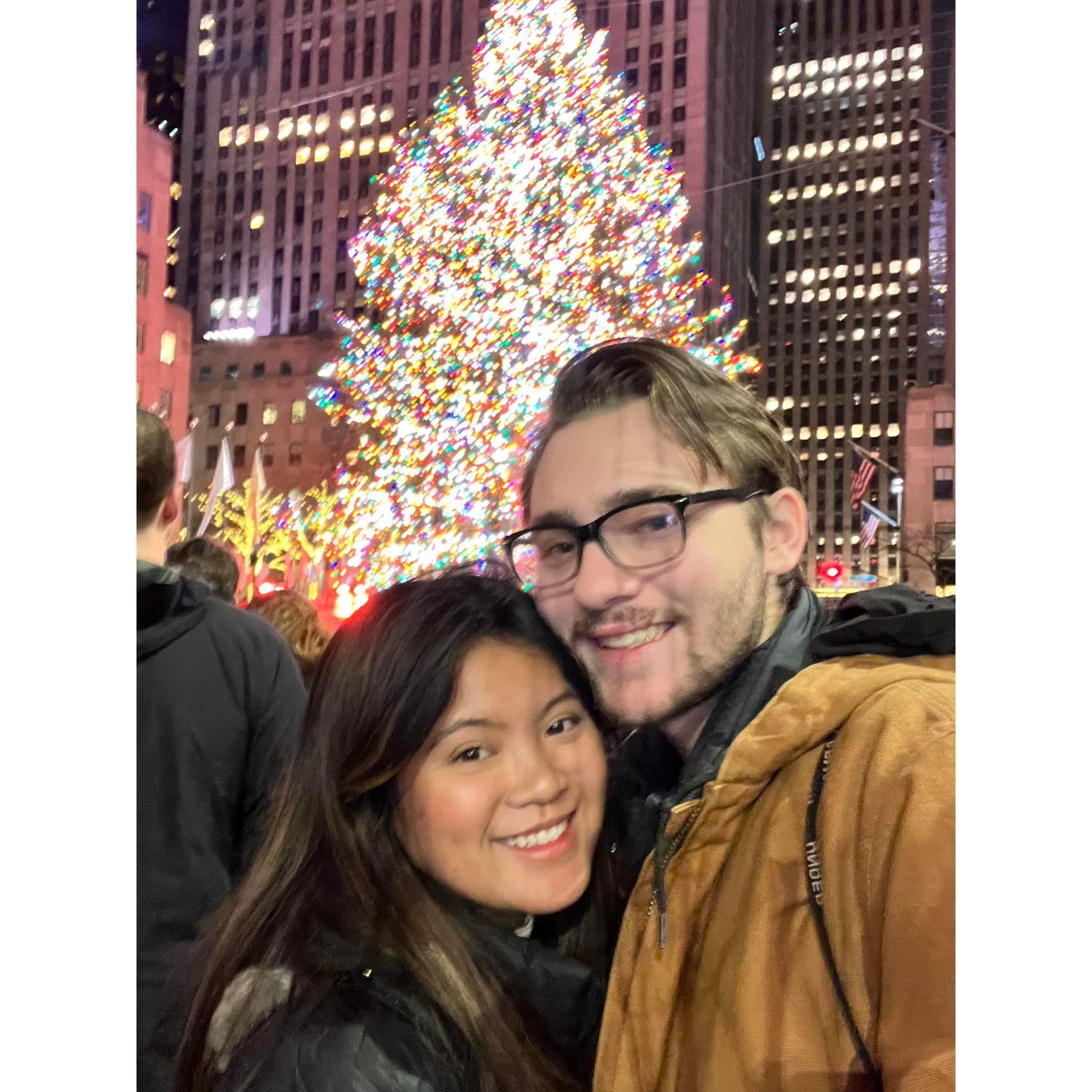 2022: Visiting the Rockefeller tree again!