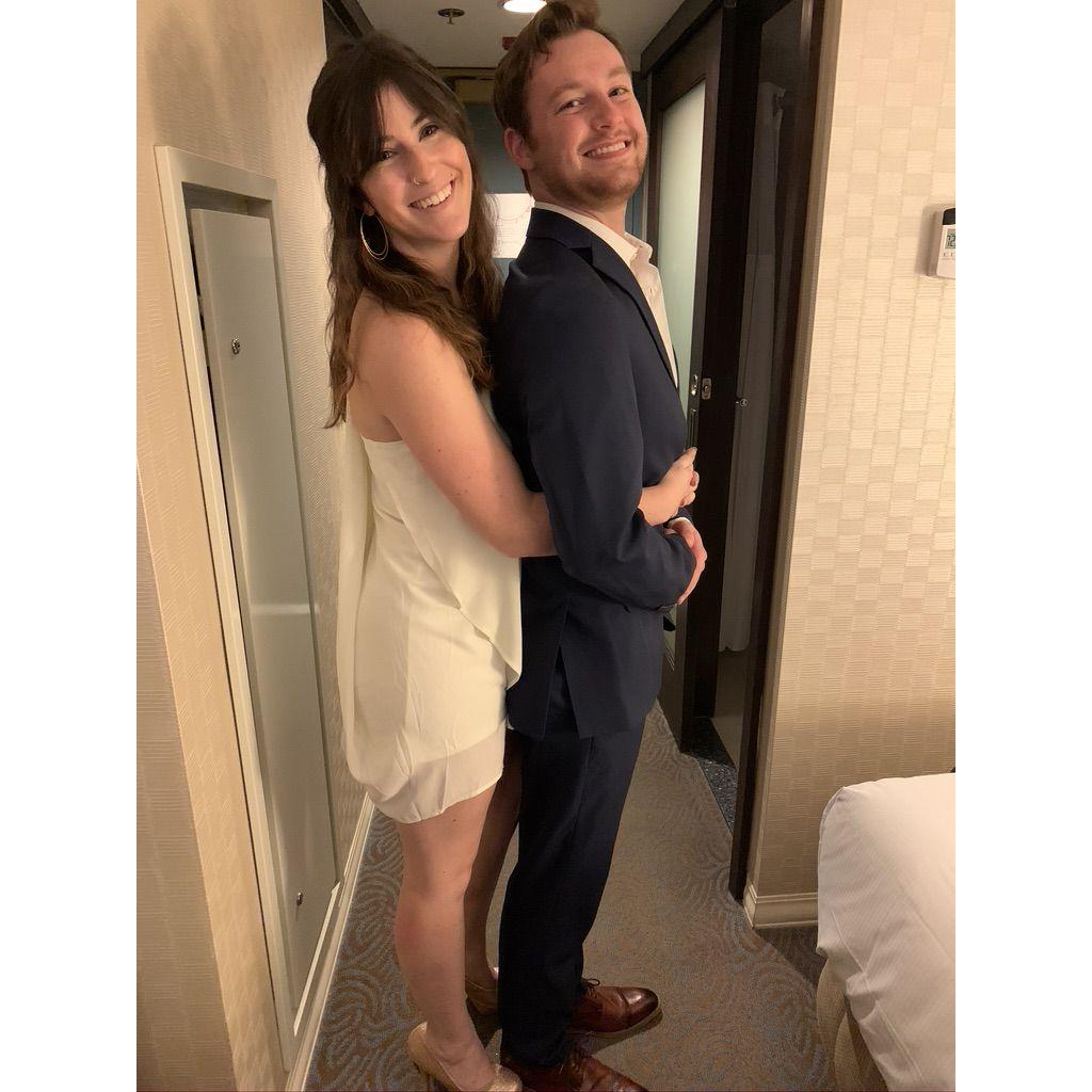 Taken on our first ever trip together. DC for NYE
