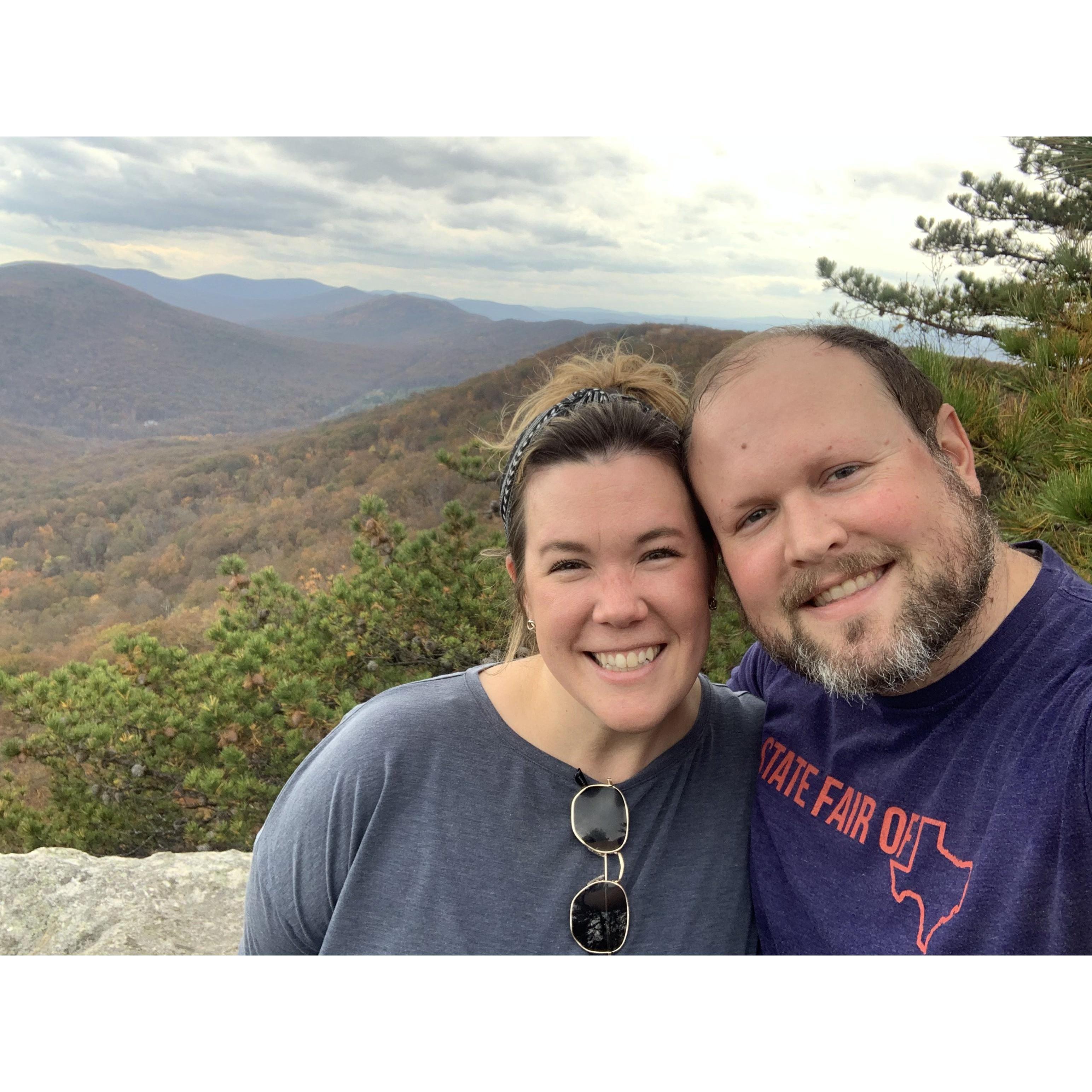 Hiking in West Virginia, October 2020
