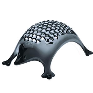 koziol (3079540) KASIMIR Hedgehog Cheese Grater, transparent anthracite