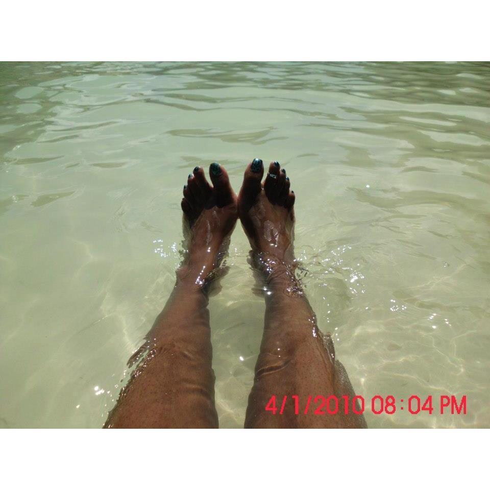 relaxing at the beach