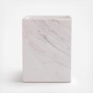 Luna Marble Waste Basket