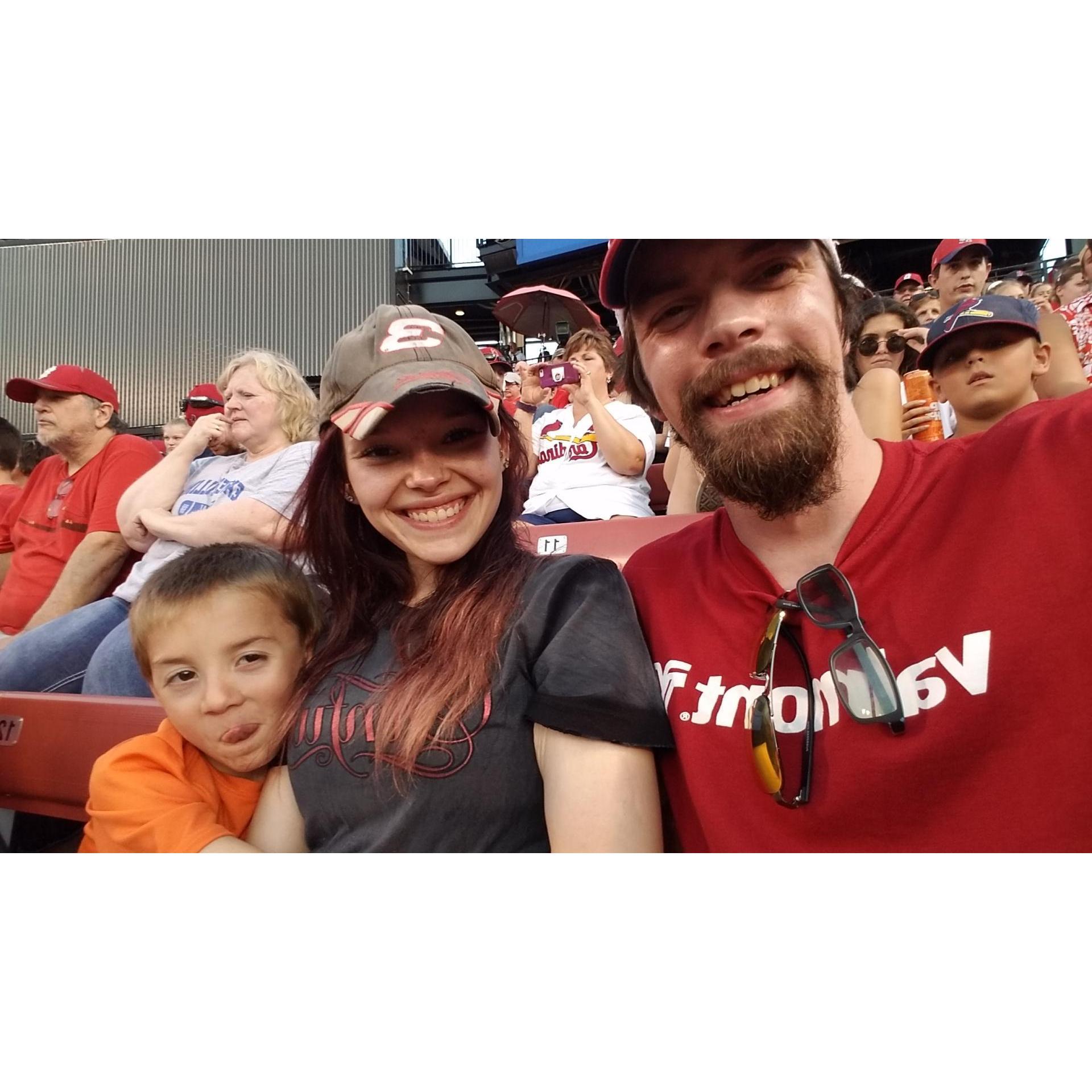 St. Louis Cardinals game. Our first road trip together!
