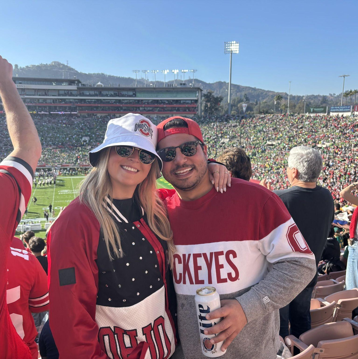we spontaneously decided to go to the Rose Bowl 3 days beforehand after spending the year traveling the US with the Ohio State Football Team