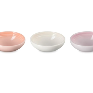 Le Creuset Stoneware Set Of 6 Vancouver Pinch Bowls, Pastel Multi Color