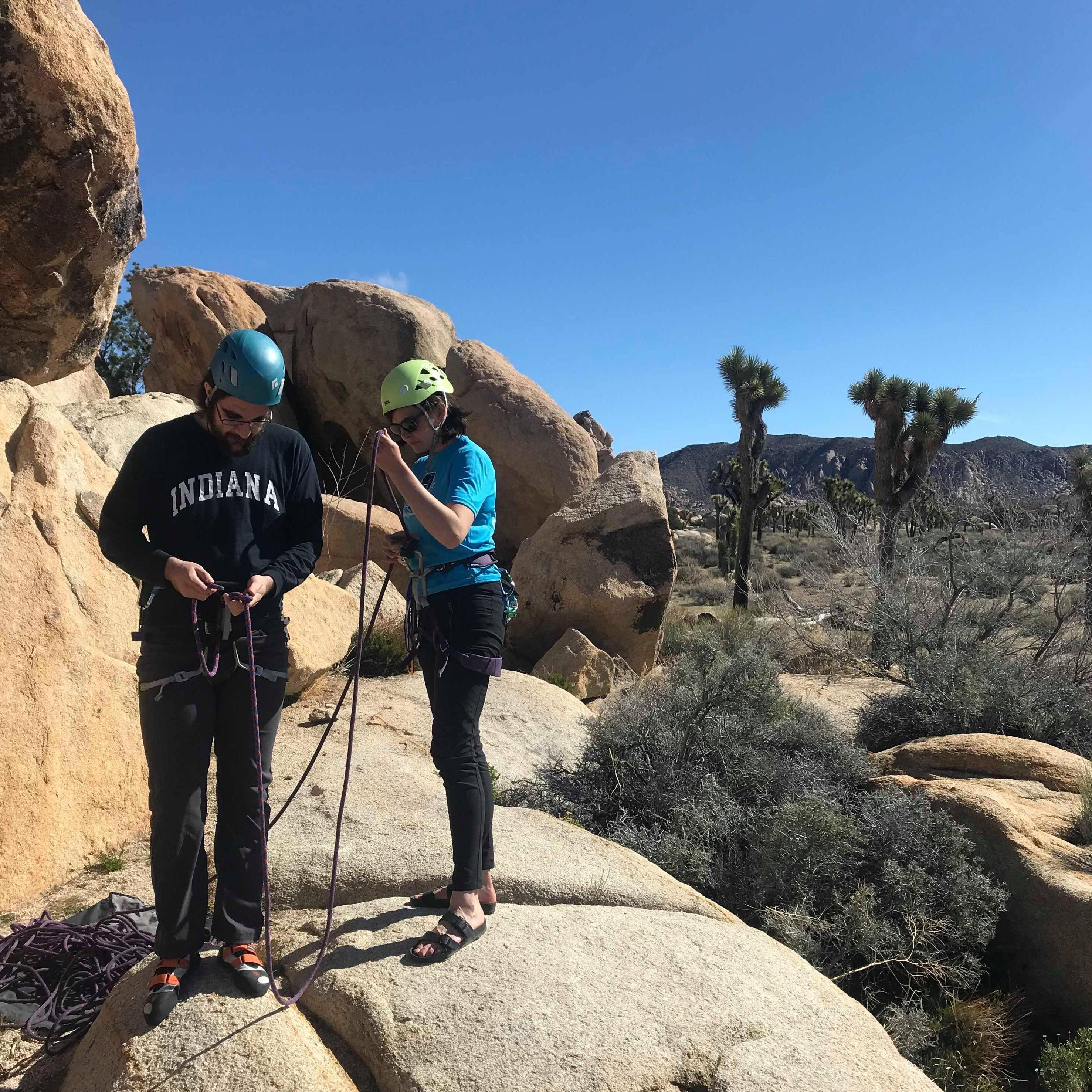 Joshua Tree National Park, our last climbing trip of 2020.