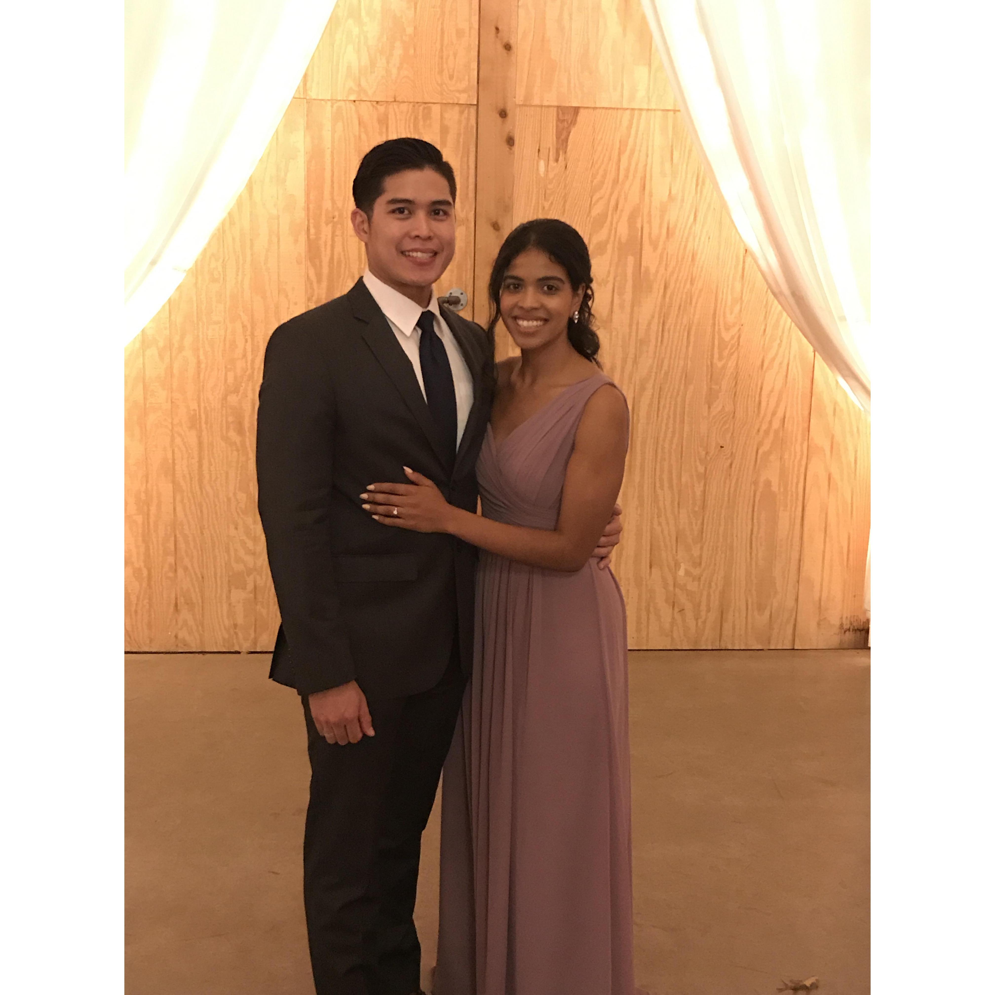 at my big's wedding - east texas