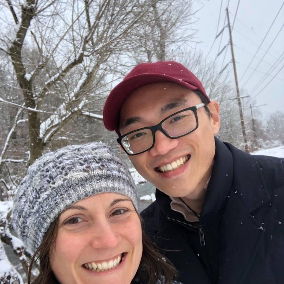 Our first snow day in Asheville!