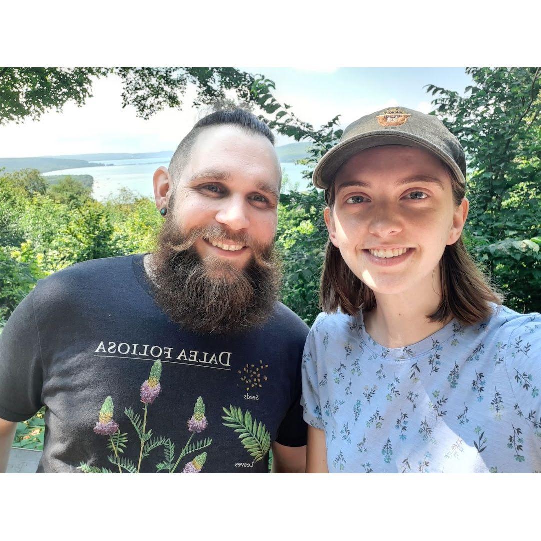 Selfie taken during a scenic drive up north