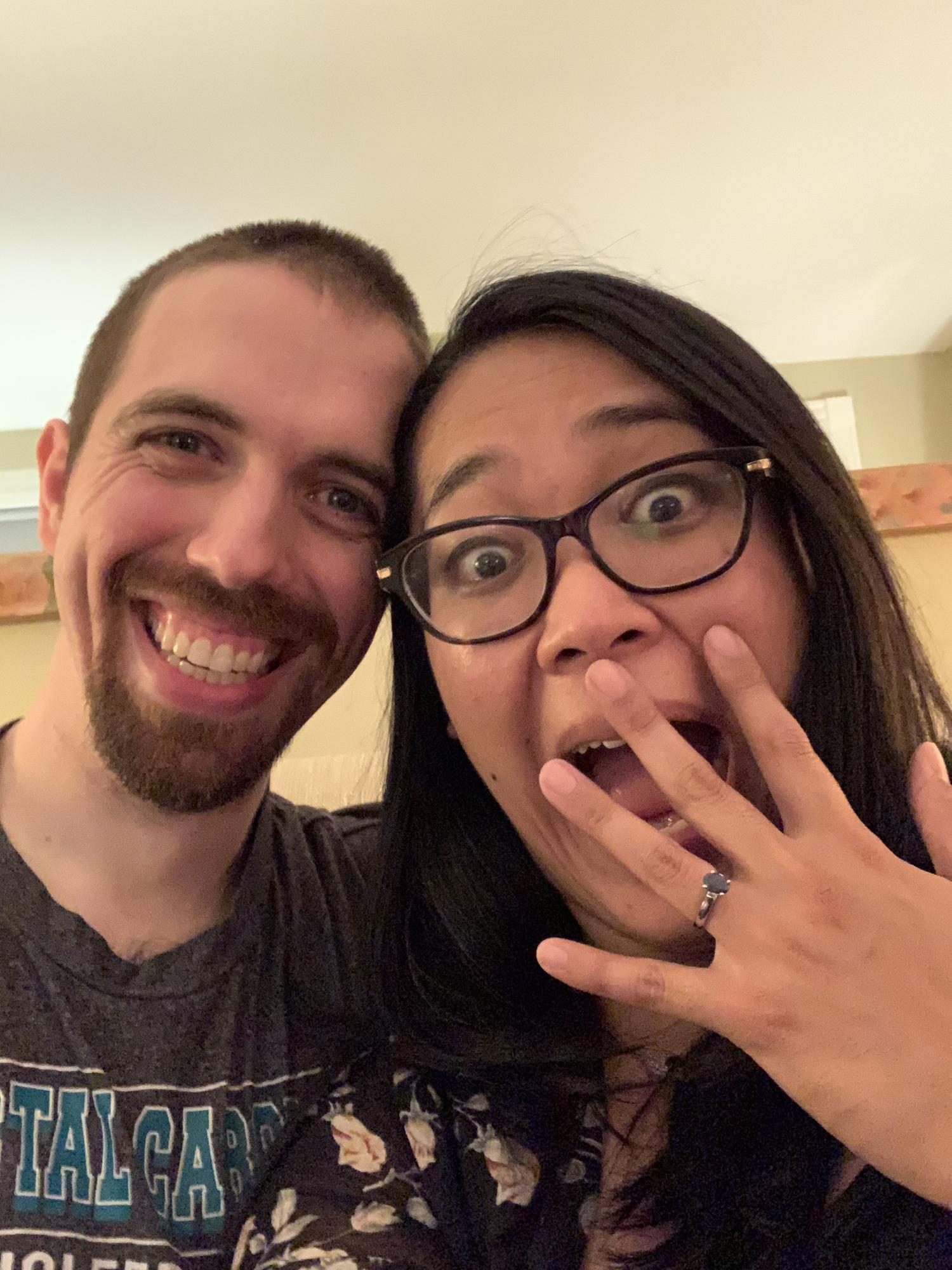 We're engaged!