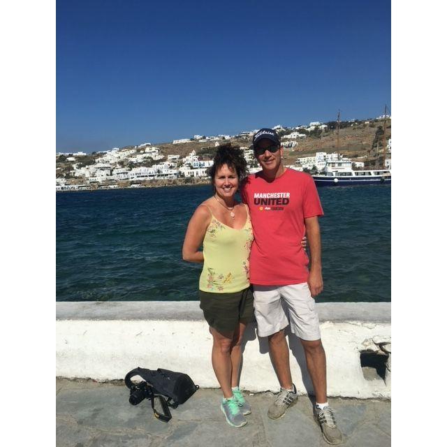 At Mikonos, Greece.