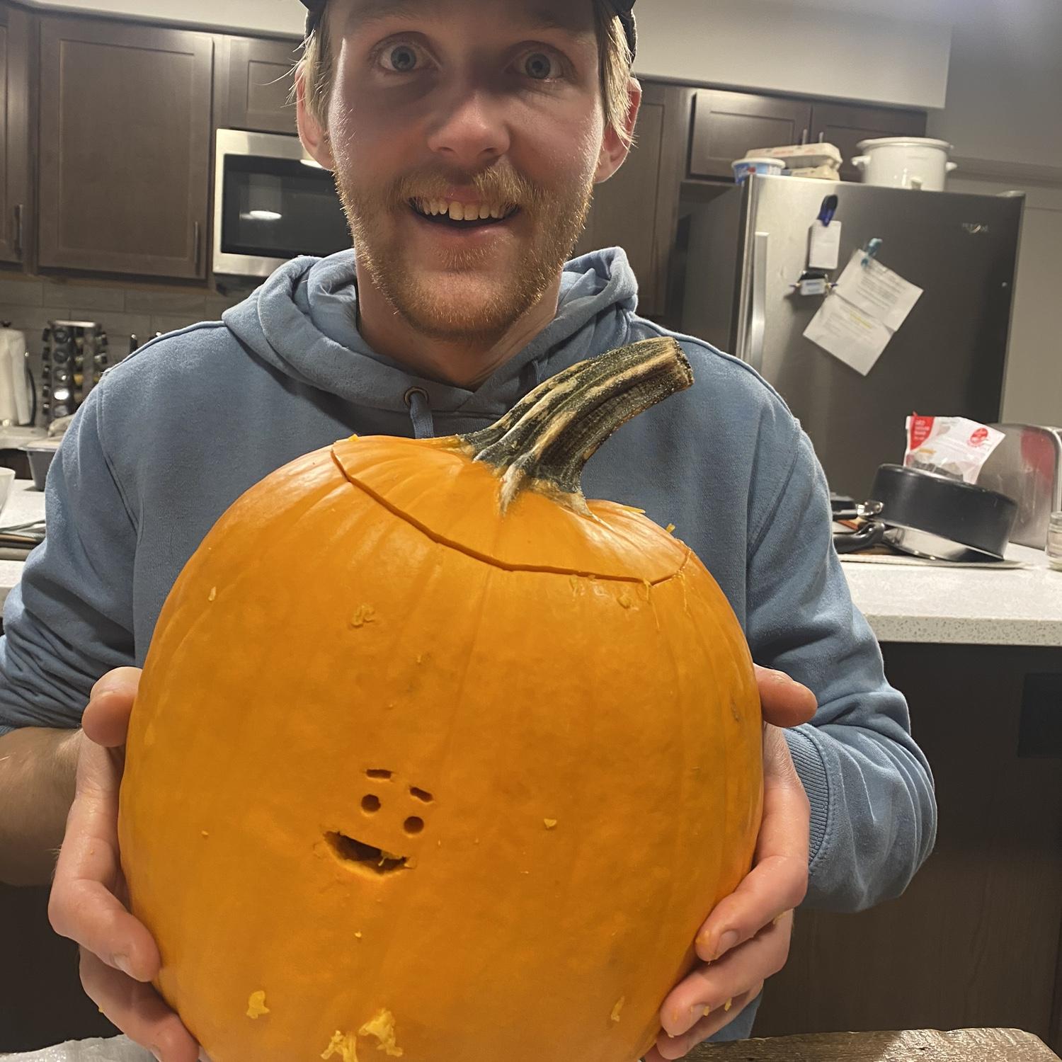 Jaydan’s adorable Pumpkin