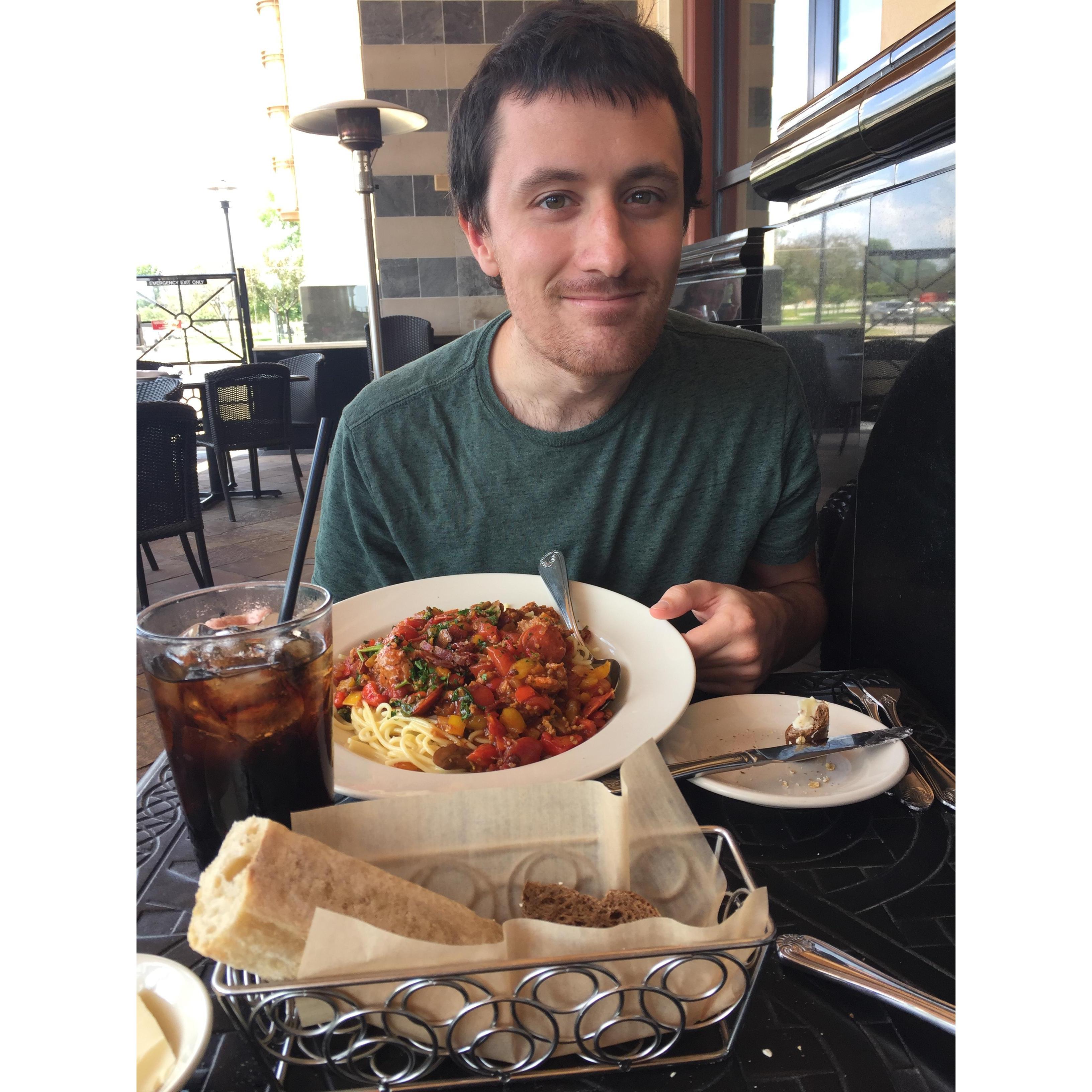 Celebrating our two-year dating anniversary