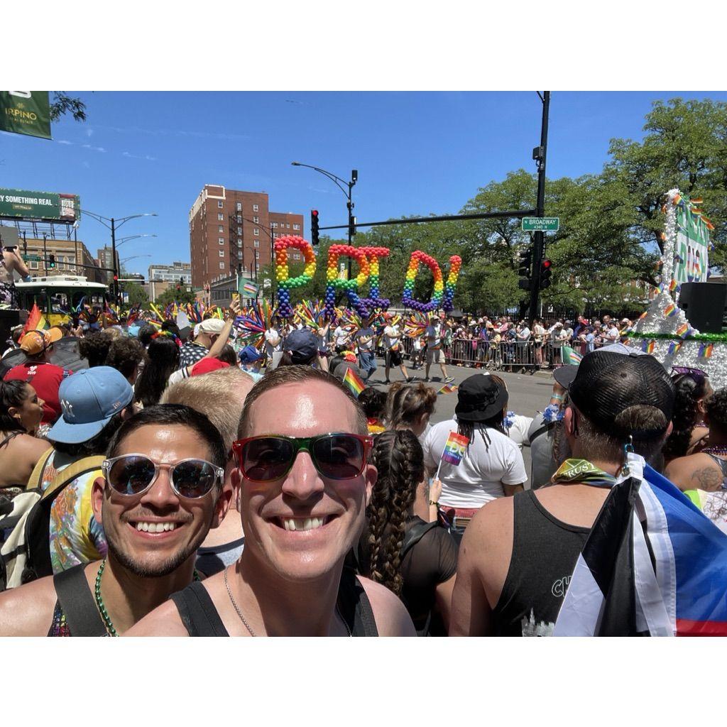 Celebrating Pride in Chicago.