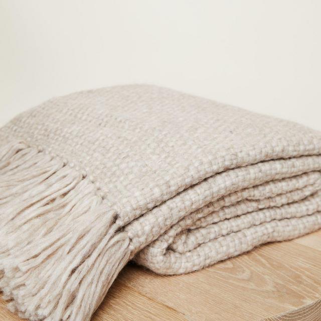 JENNI KAYNE Alpaca Basketweave Throw