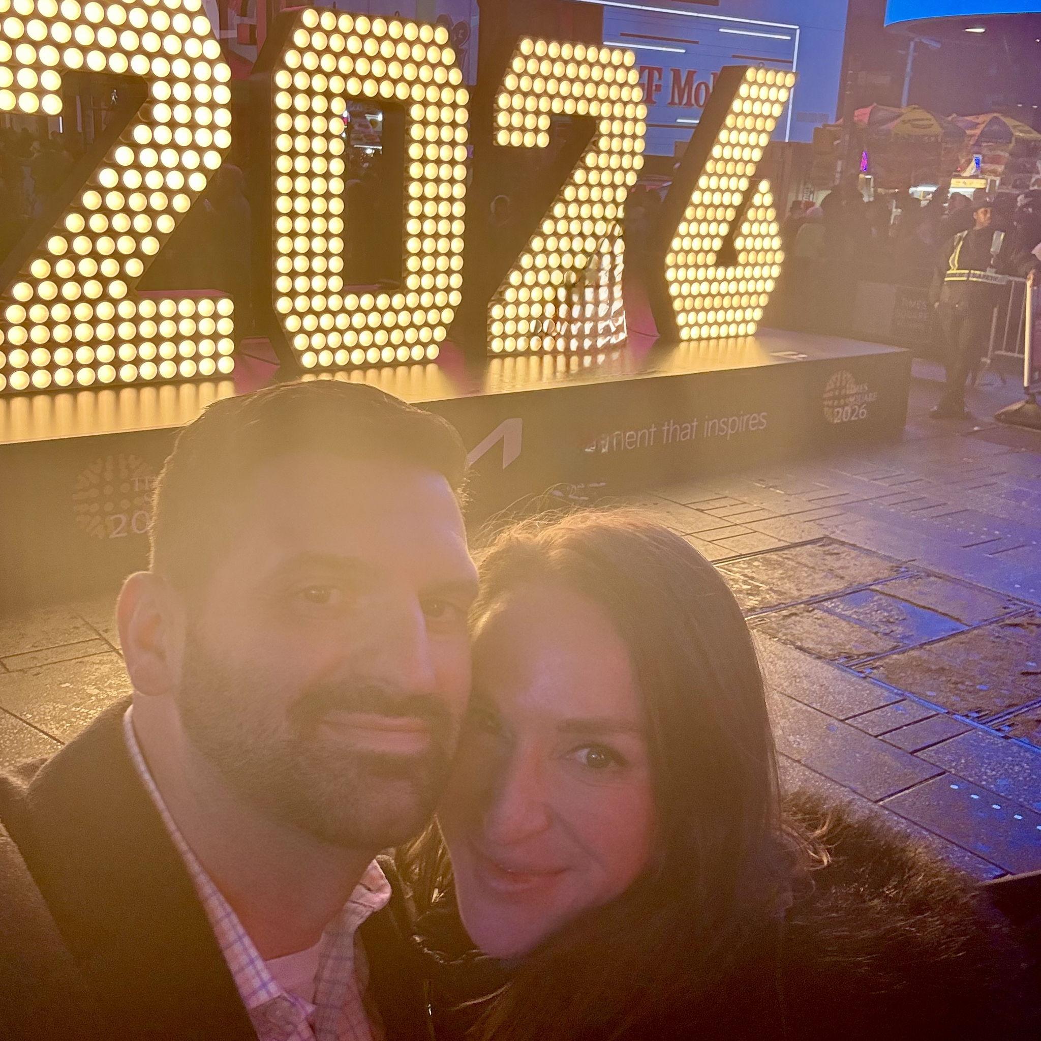 Just happened to be in NYC Times Square the night the "2026" arrived for the balldrop!