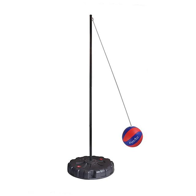 GAMESUN Tetherball and Rope,Full-Size Soft Rubber, Portable Tetherballs with Soft Rope - Great Outdoor Game for Family Fun Play