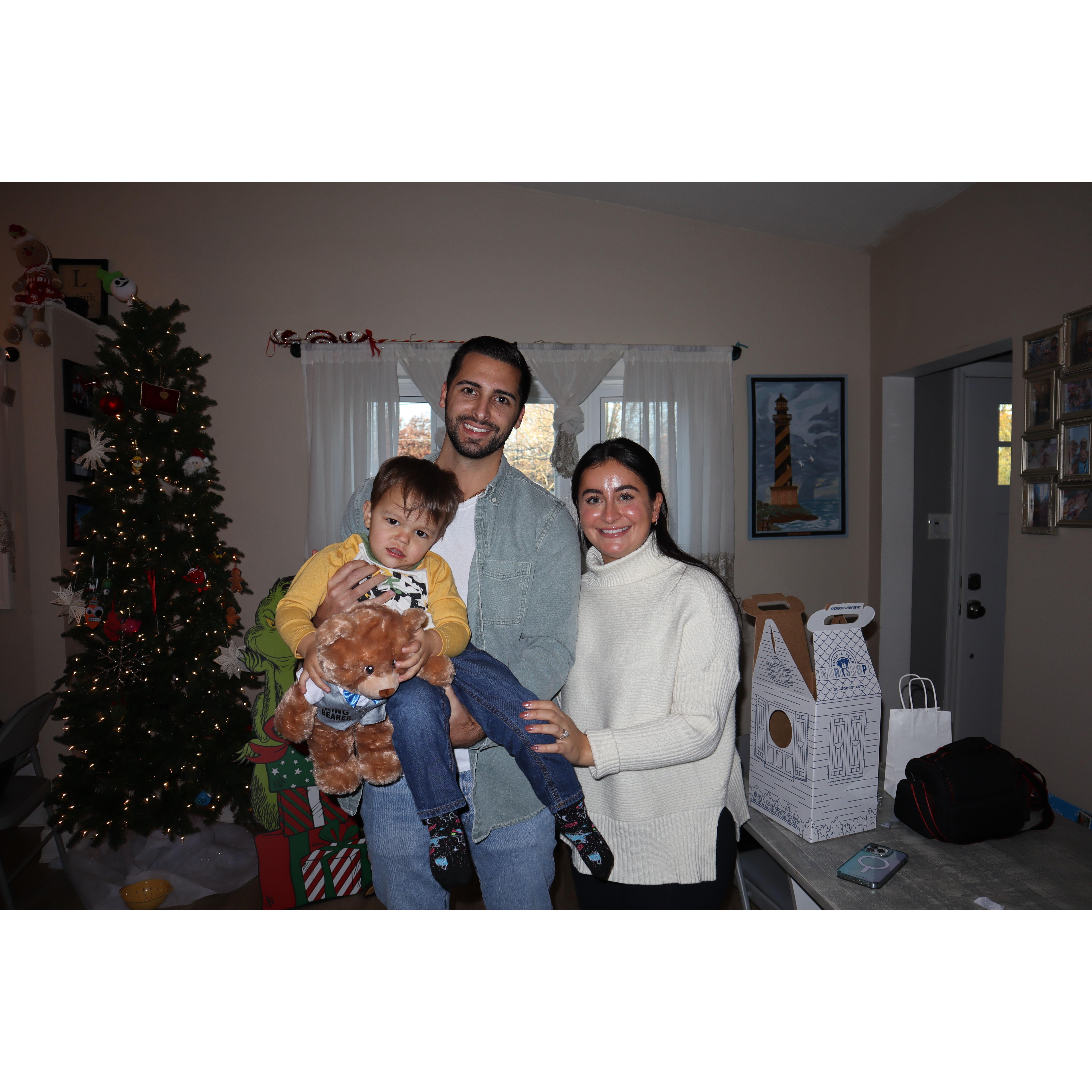 Miles, who is Nikkis son, will be walking down the aisle with Angelo as another ring bearer!