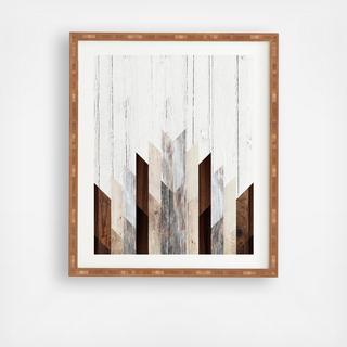Geo Wood 3 Framed Wall Art