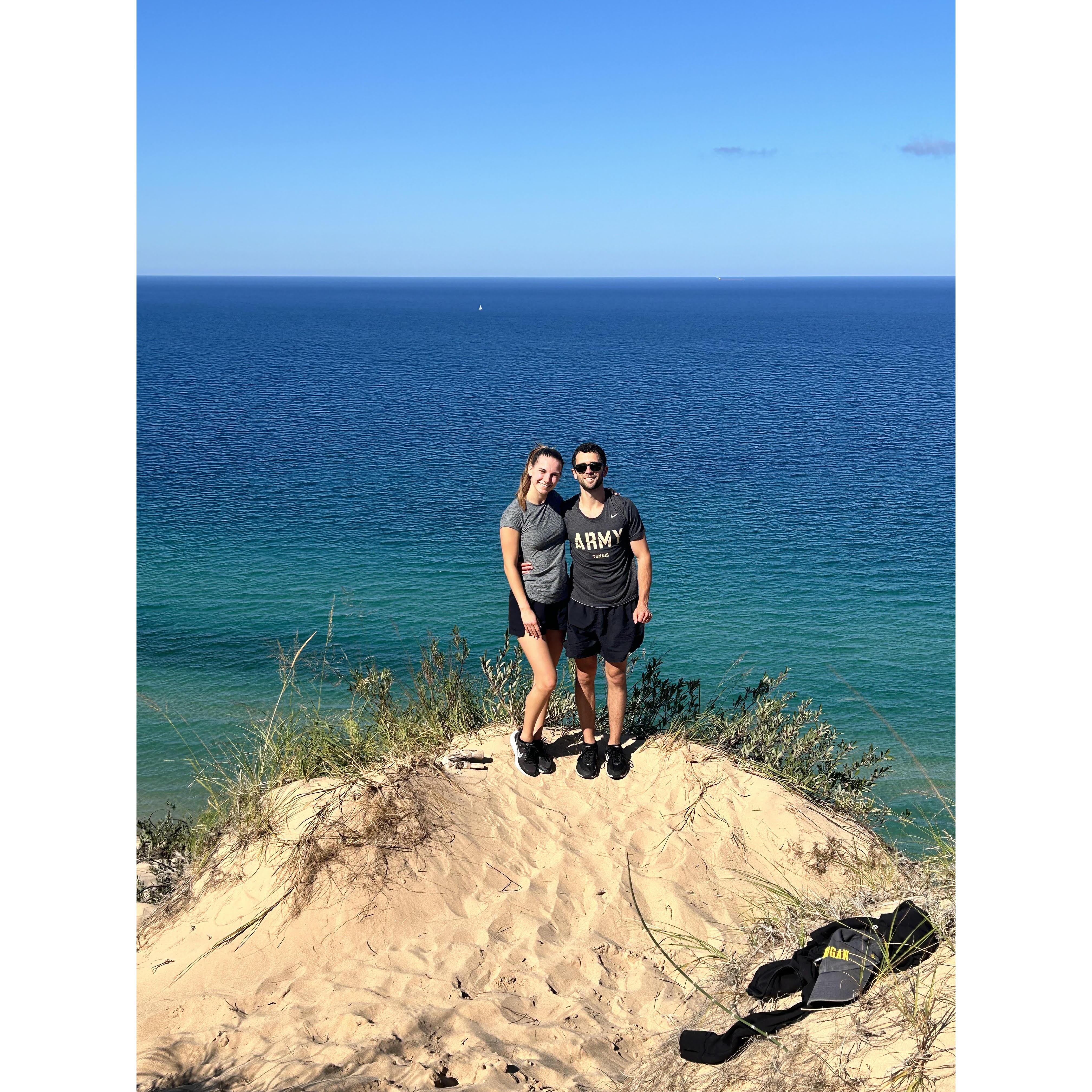 August 2024 - No Northern Michigan camping trip is complete without a hike along Lake Michigan (you can sense a theme here!)