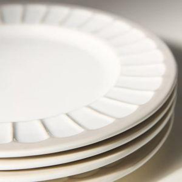 The Latte Stoneware Dinner Plates, Set of 4: Boulevard Edition