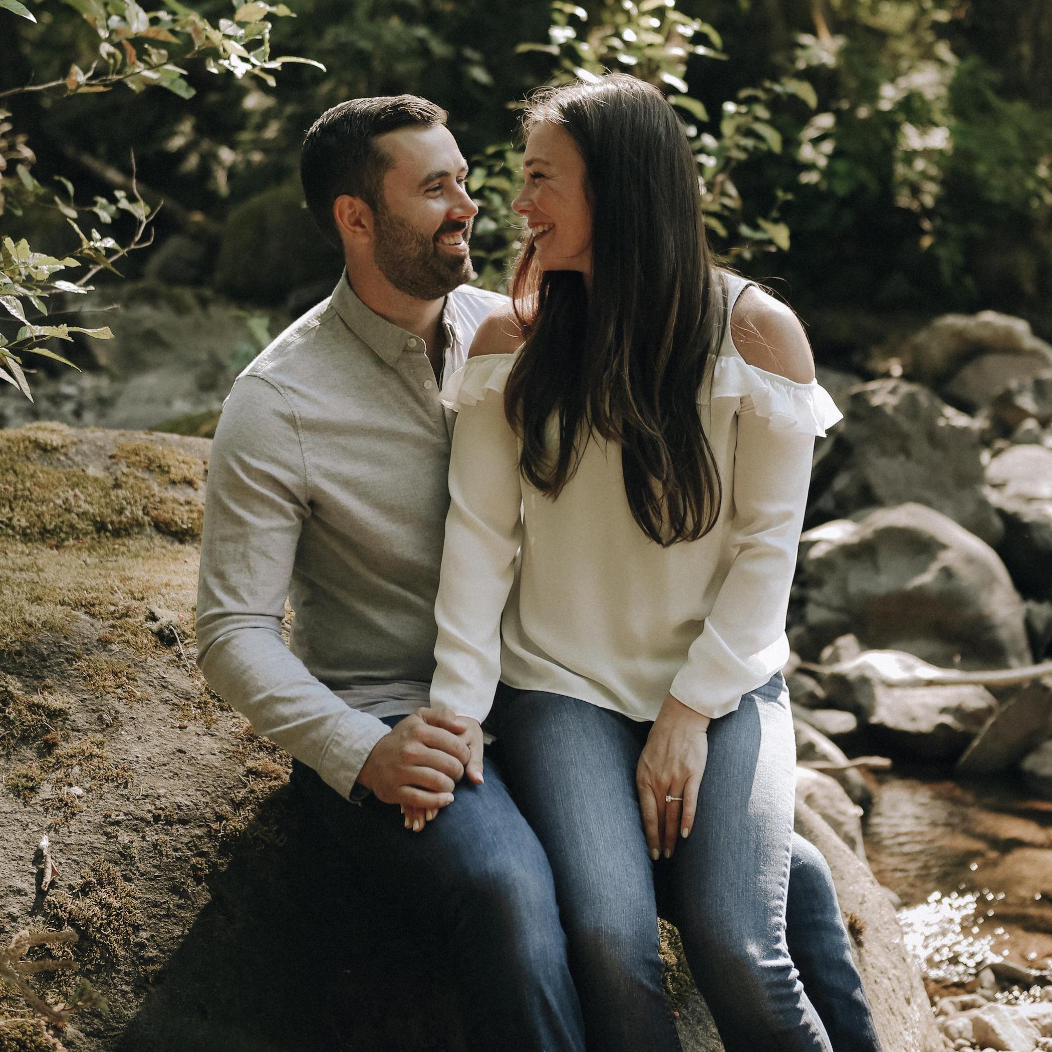 We decided to do our engagement photos at Treys Families Cabin. This place holds such a special place in our hearts and some of our best weekends have been spent here!