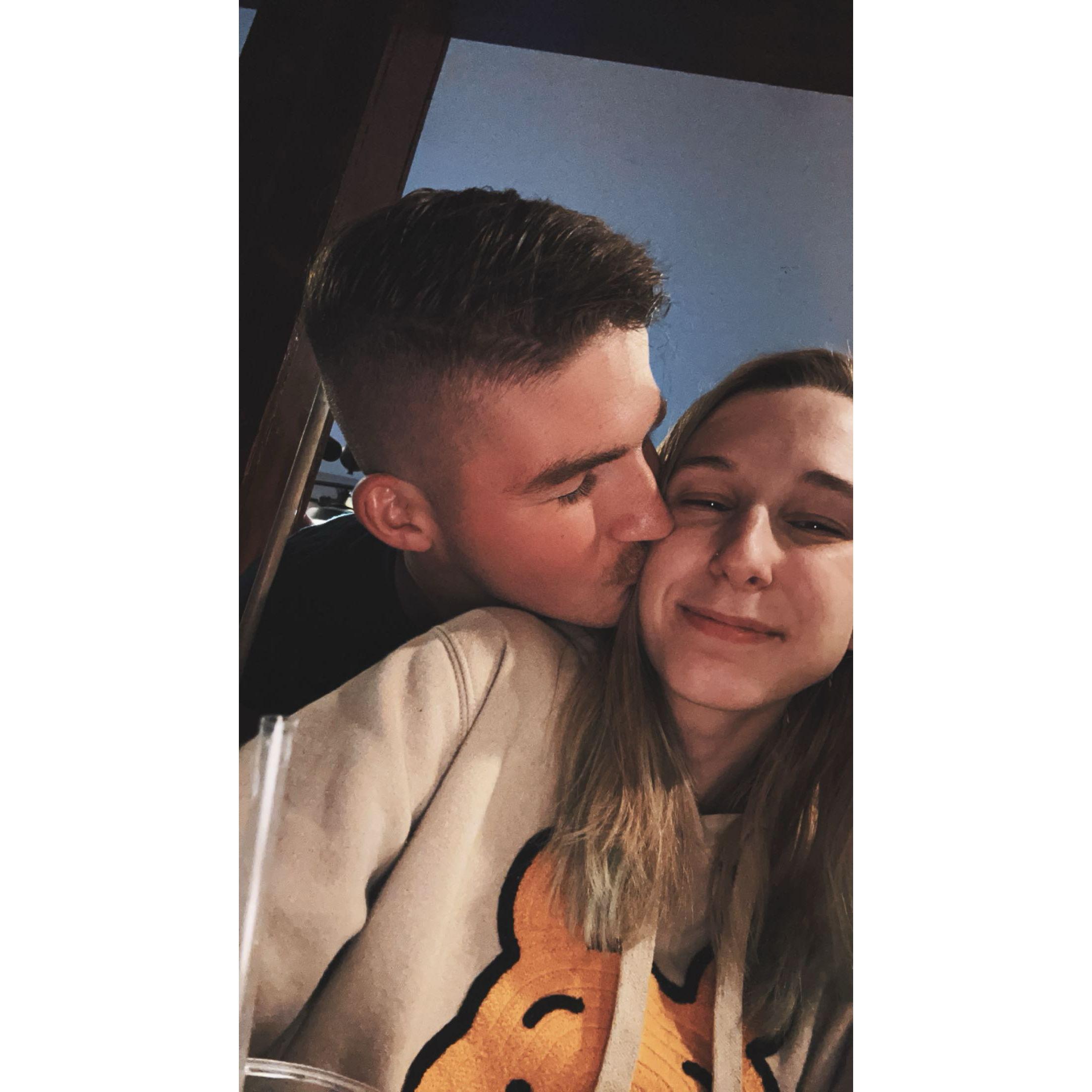 The night we first said "I love you" to each other.