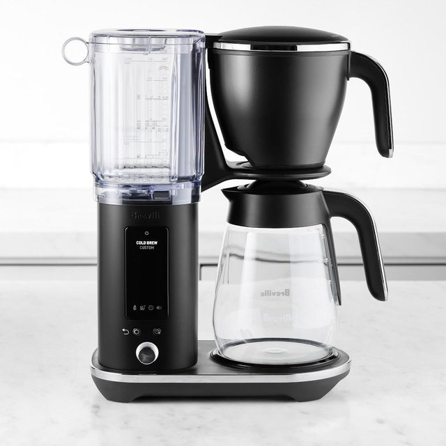 Breville Luxe Brewer™ Drip Coffee Maker with Glass Carafe, Black Truffle